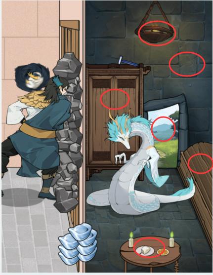 《文字找茬大师》小龙女变身帮助清理小龙女的房间通关攻略