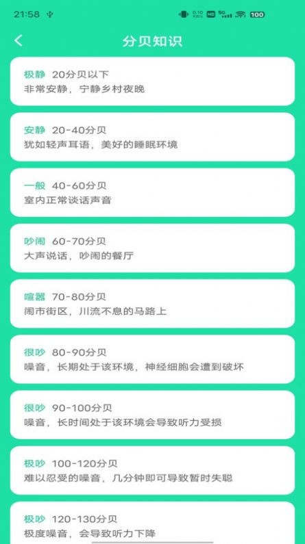 WM分贝噪音检测
