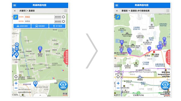 韩巢地铁图